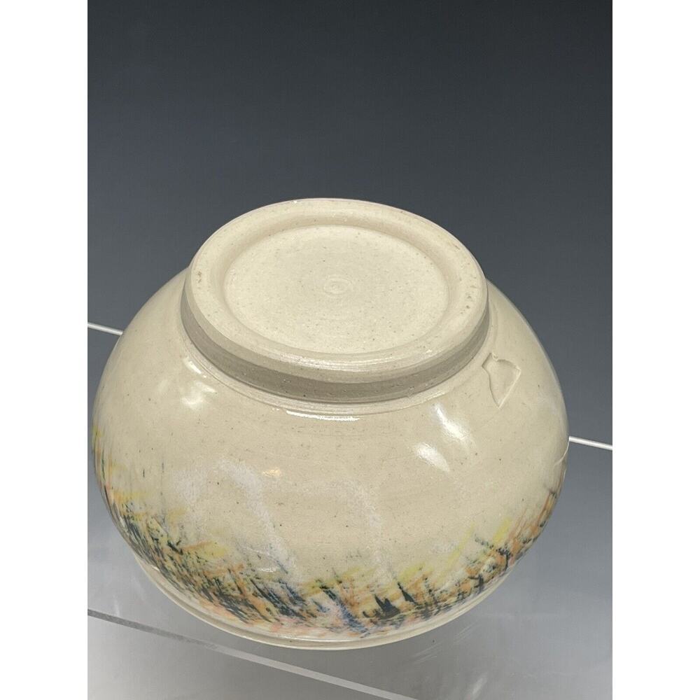 Marble Clay SMALL Bowl Rose Vase Candle Holder 4.5" Mortar‎ - Picture 3 of 8